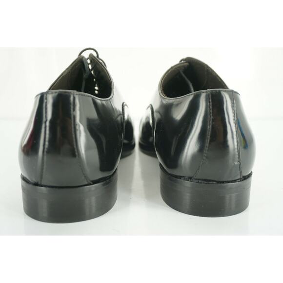 To Boot New York Wyatt Cap Toe Black Leather Shoes Size 11.5 Men\'s Adan Derrick main image 8